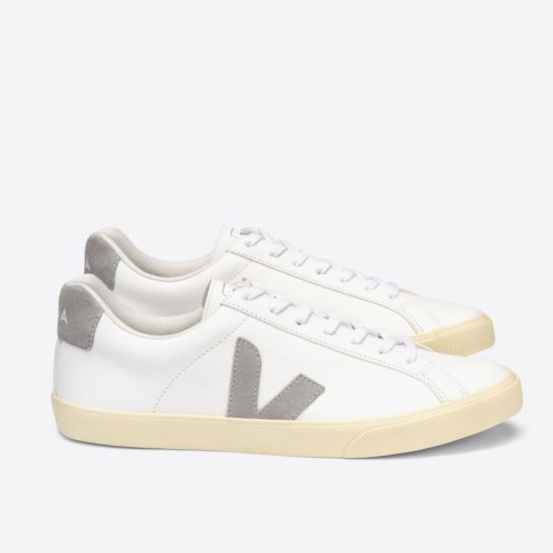 Veja Esplar Chromefree Mens Trainers White/Grey UK 77945